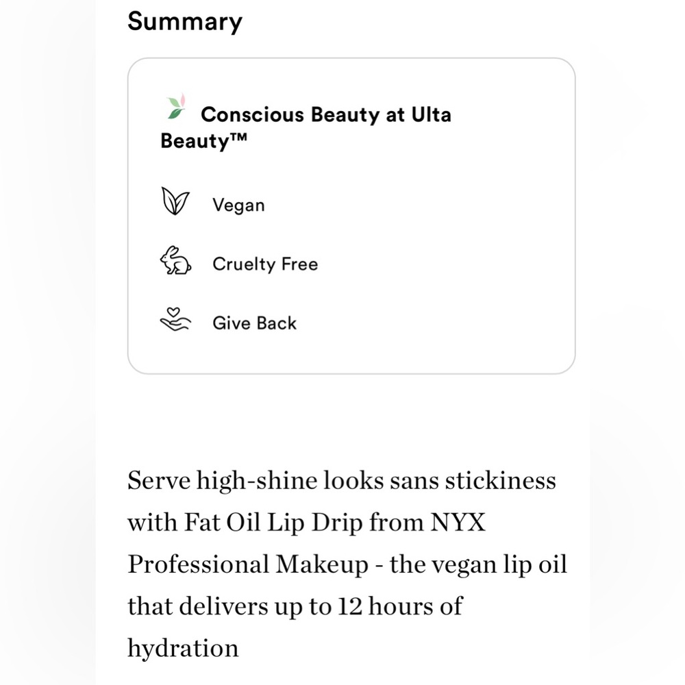 NYX - Fat Oil Lip Drip Vegan Lip Oil | ‘My Main’ - New | #1 Selling Lip Oil! - Picture 7 of 10